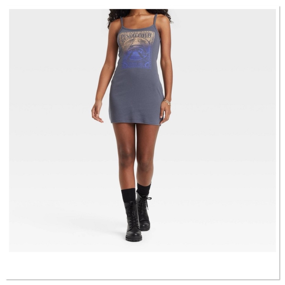 Women’s Pink Floyd Sleeveless Graphic Bodycon Dress
